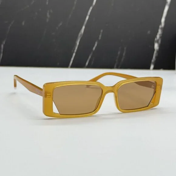 NEW FENDI FE40164I 44J SQUARE ORANGE SUNGLASSES FENDI Fendi Orange Designer Sunglasses for Women for sale | eBay main image 3